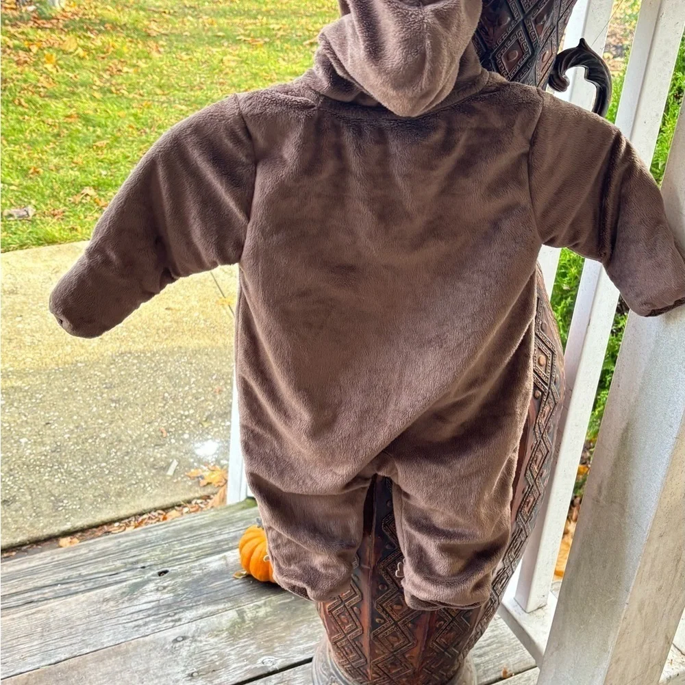 Carter's Brown Moose Footed One Piece